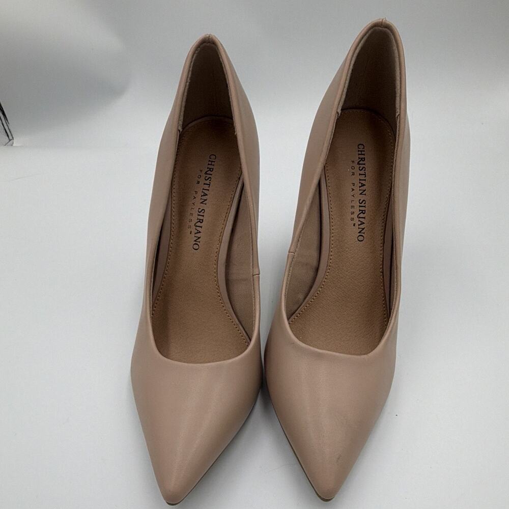 Christian Siriano Women’s Beige Pointed Toe Stiletto Pumps Slip-On US 8 - Picture 2 of 7